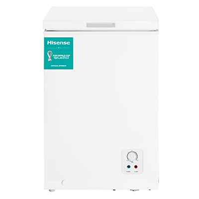 Hisense FT125D4AWF - Arcón Congelador Horizontal, Cesta con Asa, Función Dual convertible en Modo Frigorífico, con 95 L de Capacidad Neta, Silencioso 40 dBA, Color Blanco