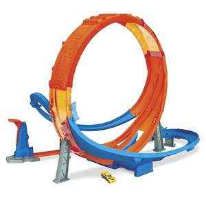 Hot Wheels Looping caos Pista de coches de juguete, incluye 1 vehículo die-cast