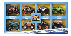 Hot Wheels Monster Trucks Pack 8 coches de juguete