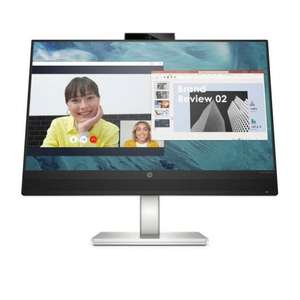 HP M24 Webcam - Monitor (pantalla de 24 pulgadas, IPS FHD, 75Hz, HDMI, Displayport, 2xUSB-A, USB-C, tiempo de respuesta de 5ms)