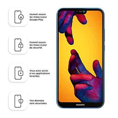 Huawei P20 Lite 64 GB/4 GB Dual SIM Smartphone - Klein Blue (West European Version)