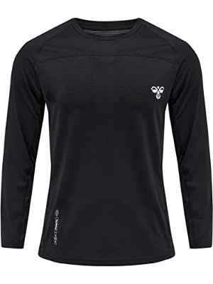 hummel hmlGG12 Training tee L/S Camiseta, Hombre, Black, M