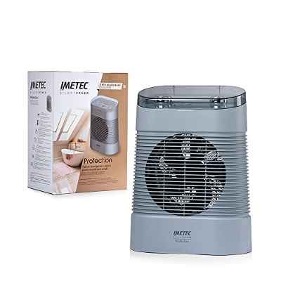 Imetec Silent Power Protection, Calefactor Silencioso, 2100 W, Temporizador de Apagado Automático Programable, Temperatura Ajustable, 4 Funciones, Función Antihielo