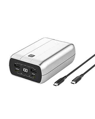 imuto Power Bank 100W PD 26800mAh, USB-C de Carga rápida Banco de energía portátil, batería Externa Compatible con computadora portátil Macbook, iPad, AirPods Pro, iPhone