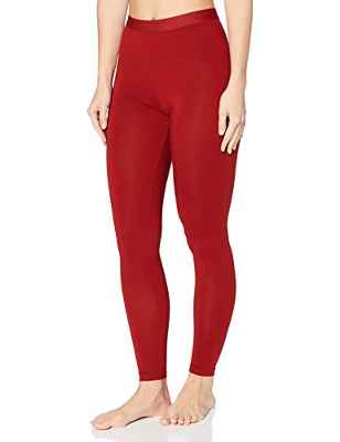 Iris & Lilly Leggings Térmicos Heatgen Mujer, Rojo, 38