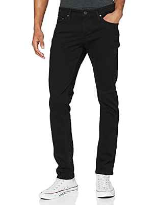 Jack & Jones 12113450 - Vaqueros skinny para Hombre, Negro (Black Denim), W36/L34