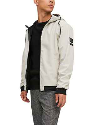 Jack & Jones Jcoclassic Waffle Noos-Chaqueta, Moonbeam, L para Hombre