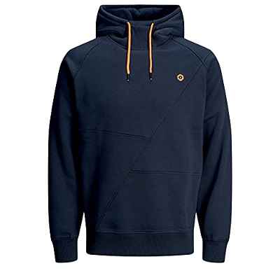 JACK & JONES JCOPINN SWEAT HOOD NOOS, Capucha Hombre, Azul (Navy Blazer), X-Large