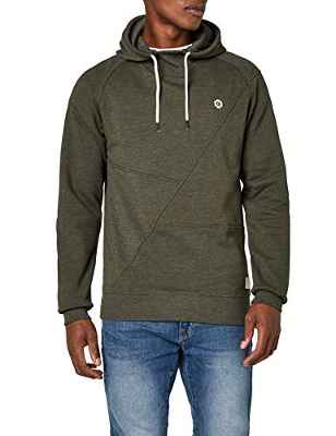 JACK & JONES Jcopinn Sweat Hood Noos Capucha, Verde (Rosin Fit:/Mel/Reg Fit), Medium para Hombre