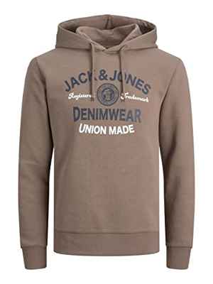 Jack & Jones Jjelogo Sudadera con Capucha 2 Col 22/23 Noos, Halcón, XL para Hombre