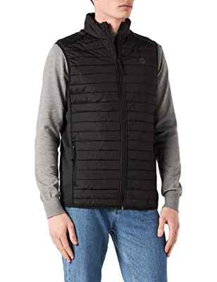 Jack & Jones JJEMULTI Bodywarmer Collar Noos Chaqueta, Negro, XXL para Hombre