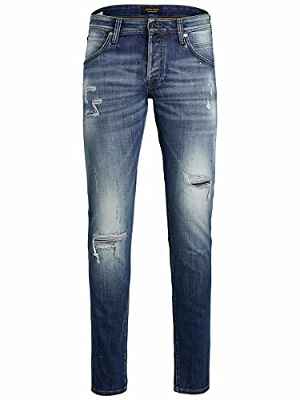 Jack & Jones Jjiglenn JJFOX GE 740 50SPS Noos Jeans, Blue Denim, W28/L30 para Hombre