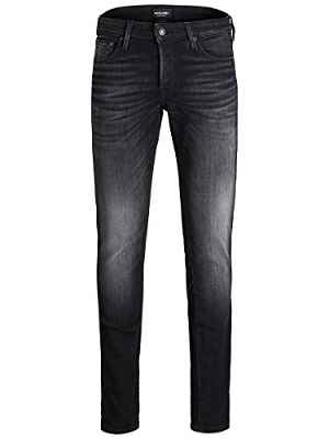 JACK & JONES Jjiglenn Jjicon JJ 557 50Sps Vaqueros, Negro (Black Denim), 33W / 30L para Hombre