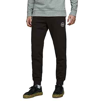 Jack & Jones Jjigordon Jjshark Sweat Pants Viy Noos Pantalones de Deporte, Negro (Negro Negro), W (Tamaño del Fabricante: XX-Large) para Hombre