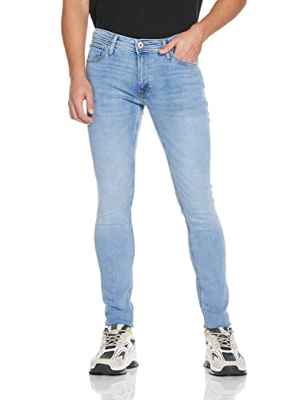 JACK & JONES Jjiliam Jjoriginal Noos Vaqueros Skinny, Azul Mezclilla, para Hombre, 32W / 30L