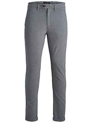 Jack & Jones Jjimarco Jjconnor AKM 909 Grey Mel Noos Pantalón, Gris (Gris Melange Gris Melange), W30 / L30 (tamaño del Fabricante: 30) para Hombre