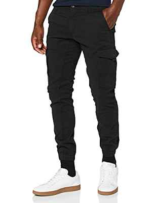 Jack & Jones Jjipaul Jjflake AKM 542 Black Noos Pantalones, 29W / 30L para Hombre