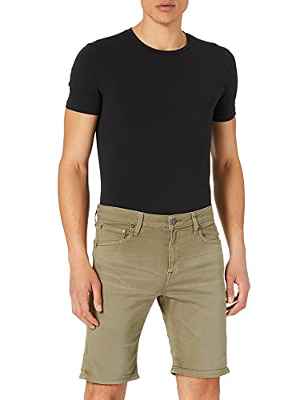 Jack & Jones Jjirick Jjicon Ama 558 STS-Pantalones Cortos Jean, Deep Lichen Green, M para Hombre