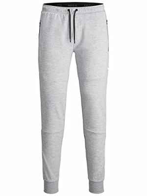 Jack & Jones Jjiwill Jjair Sweat Pants Noos NB Pantalones de Deporte, Gris Claro, S para Hombre