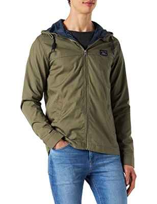 Jack & Jones Jjtoni-Chaqueta Cortavientos, Verde Oliva, L para Hombre