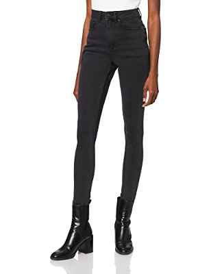 Jack & Jones JJXX JXVIENNA Skinny HW NS1006 Noos Jeans, Black Denim, S/30 De Las Mujeres