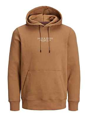 Jack & Jones Jprbluarchie Noos-Sudadera con Capucha, Otter, L para Hombre