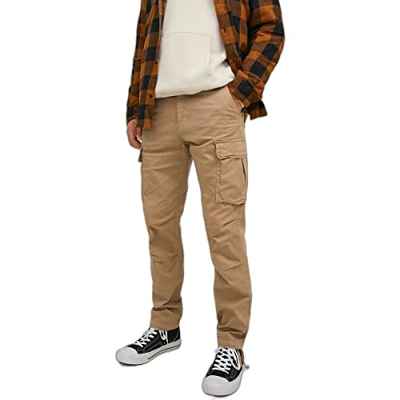 Jack & Jones Jpstace Jjtucker Ama Noos Pantalones Cargo, Dune, 36W x 32L para Hombre