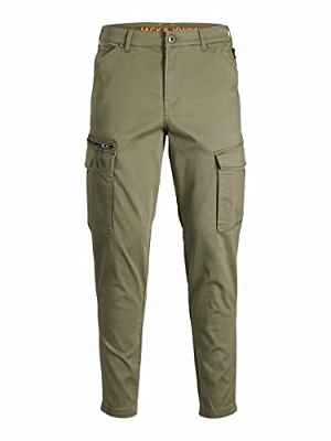 JACK&JONES JPSTACE JJDEX Tapered AKM Noos Calzoncillos, Dusty Olive, 32/36 de los Hombres