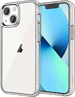 JETech Funda Compatible con iPhone 13 Mini 5,4 Pulgadas, Carcasa de Parachoques Prueba Golpes, Respaldo Transparente Antiarañazos (HD Clara)