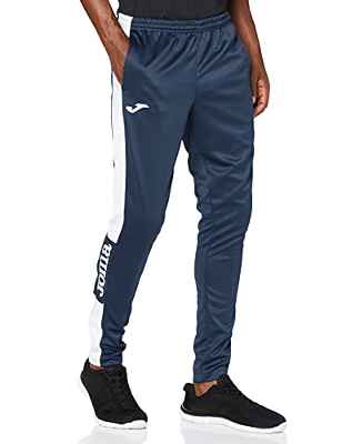 Joma 100761 Pantalones, Hombre, Marino Blanco, XL