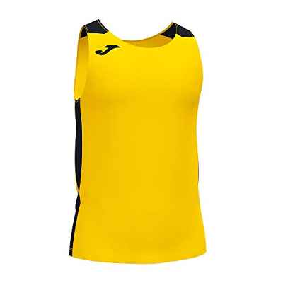 Joma Camiseta Tirantes Record II Amarillo Negro, XL