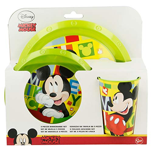 Juego de vajilla Mickey Mouse