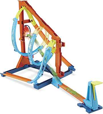 Juego Hot Wheels Track Builder Tirabuzón