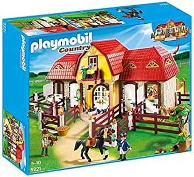 Juego Playmobil Country Granja con establo de ponis