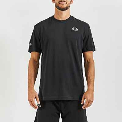 Kappa Authentic TAYLORY Camiseta, Hombre, Negro, L