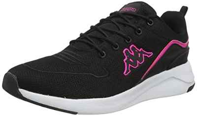 Kappa Darou Unisex, Zapatillas para Correr de Carretera Adulto, Negro (1122 Black Pink), 36 EU