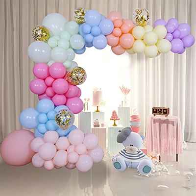 Kit de arco de globo pastel 127u