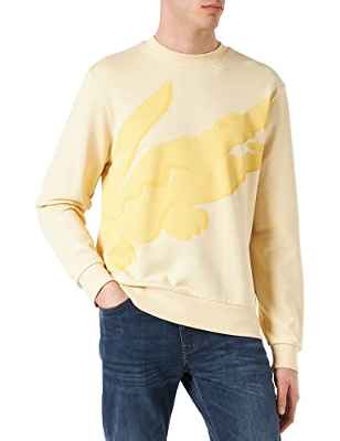 Lacoste SH2629, Sudadera Hombre, Amarillo (Napolitain Chine), XL