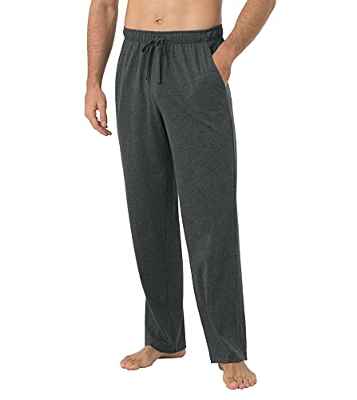 LAPASA Pantalon Pijama Hombre Invierno Pijama Algodon Pantalon Pijama Hombre Largo M23A1 M Gris Oscuro