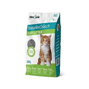 Lecho higiénico de papel prensado para areneros de gatos 30L