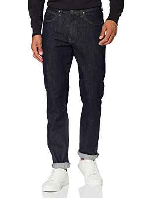 Lee Brooklyn Straight Hombre Pantalones Vaqueros, Rinse, 34W / 30L