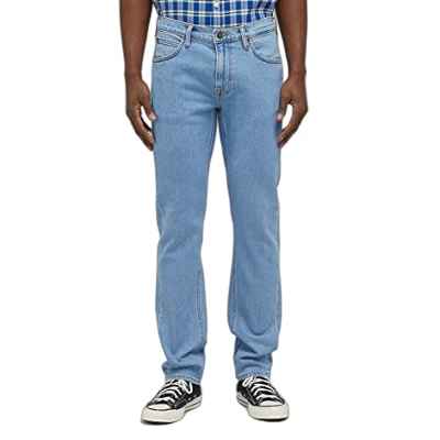 Lee Daren Zip Fly, Jeans Hombre, Ocean Mid, 33W / 32L