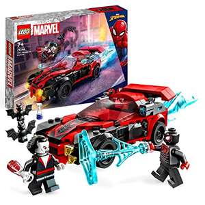 LEGO 76244 Marvel Miles Morales vs. Morbius, Juguete de Spider-Man para Construir