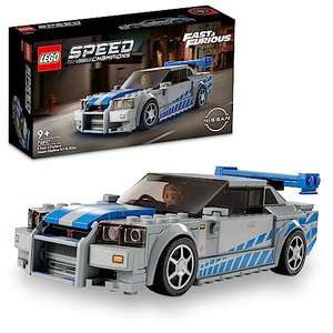 LEGO 76917 Speed Champions Nissan Skyline GT-R (R34) de 2 Fast 2 Furious