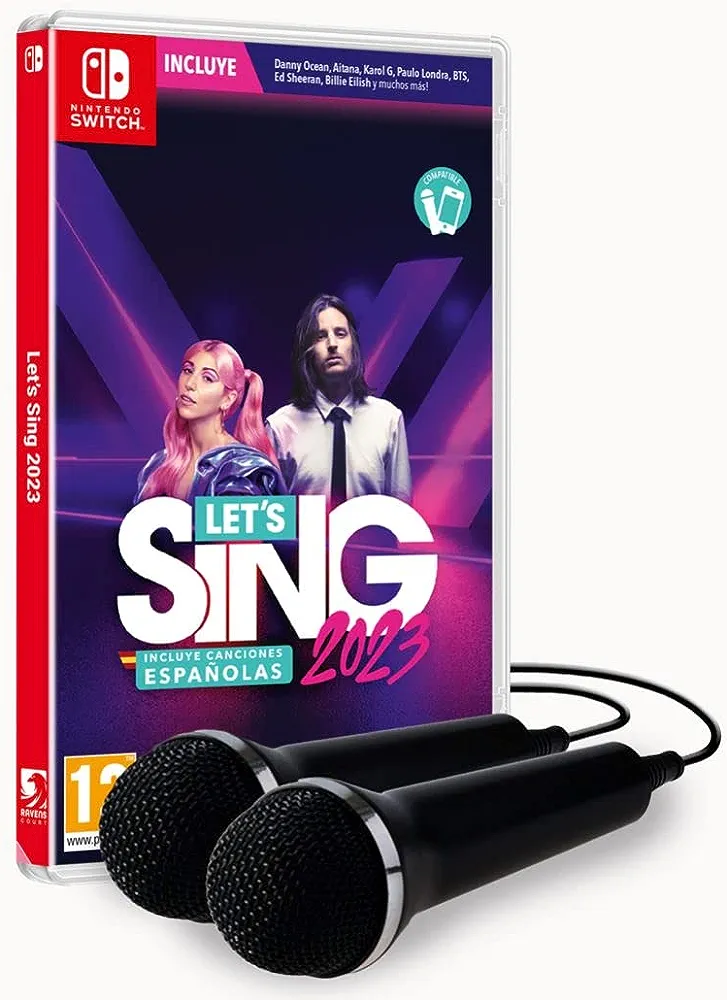 Let´s Sing 2023 Incluye Canciones Españolas 2 Micros