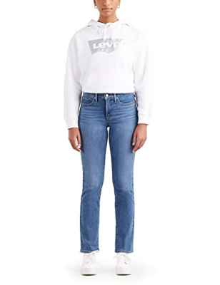 Levi's 314 Shaping Straight Lapis GEM Jeans, 30W x 30L para Mujer