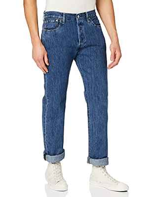 Levi's 501 LEVISORIGINAL BT Stonewash 80684 Vaqueros, 48W / 32L para Hombre