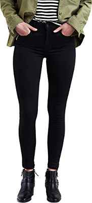 Levi's 720 Hirise Super Skinny, Vaqueros Mujer, Black Galaxy, 26W / 28L