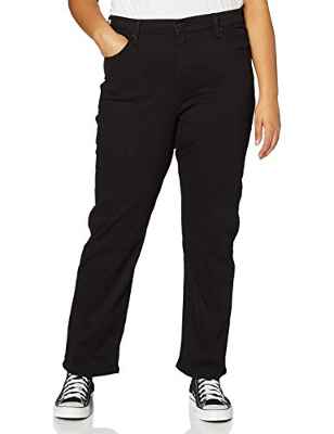 Levi's 724 PL HR Straight Night IS Jeans, Black Sheep, 46 Medium para Mujer