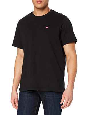 Levi's Big Original HM tee Black Camiseta, Negro Mineral, XX-Large para Hombre